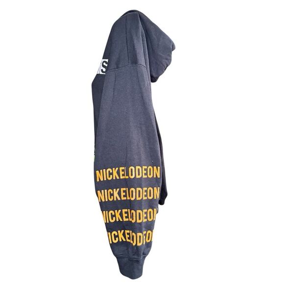 Nickelodeon‎ Rugrats Reptar Hoodie Pullover Sweatshirt Black Size M Medium 90’s - Picture 3 of 9